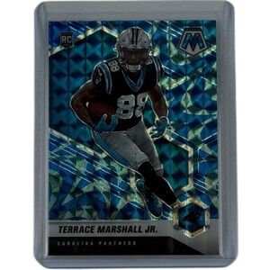 2021 Panini Mosaic #318 Terrace Marshall Jr. Prizm Reactive Blue